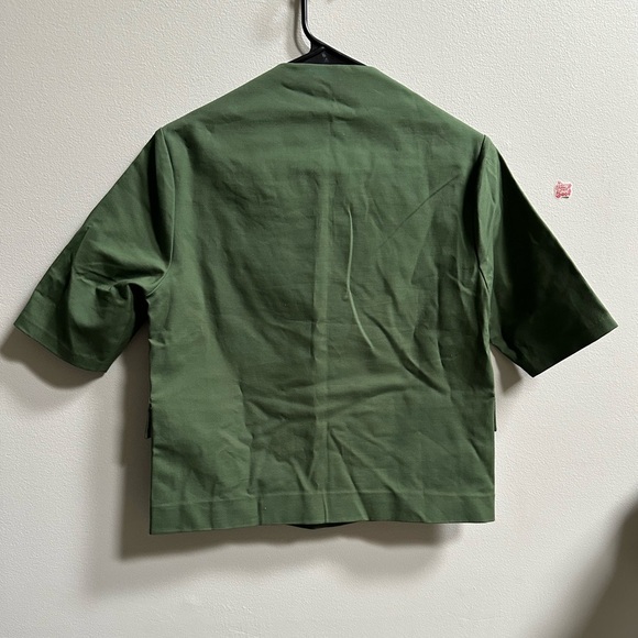SOLD | Kate Spade Saturday Flat Pocket Blouse | Forest Green | Women’s S - Picture 7 of 9